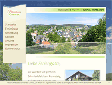 Tablet Screenshot of ferienhausgreiner.de